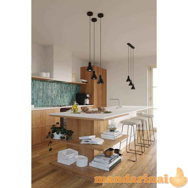 Pakabinama lempa taleja 3 juoda [e27]