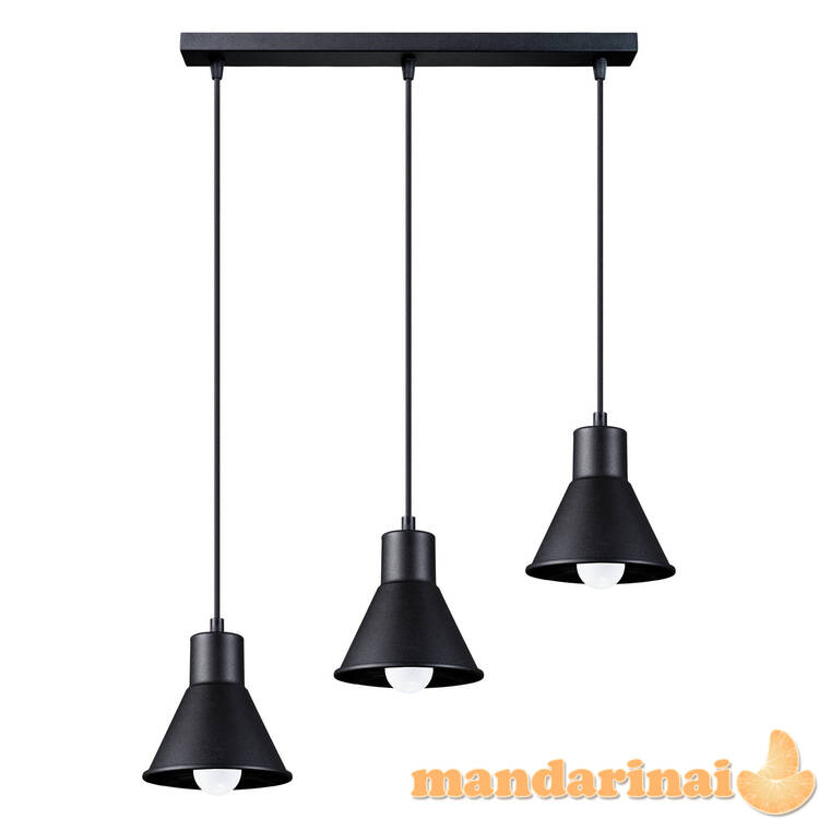 Pakabinama lempa taleja 3 juoda [e27]