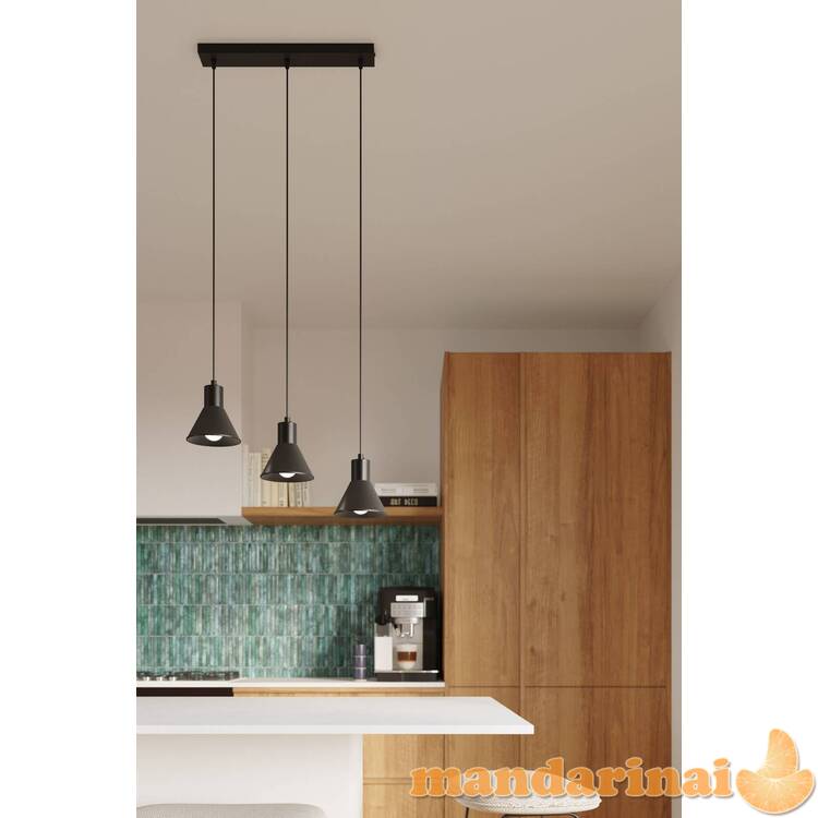 Pakabinama lempa taleja 3 juoda [e27]