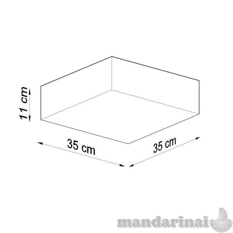 Lubinis šviestuvas horo 35 juodas 3