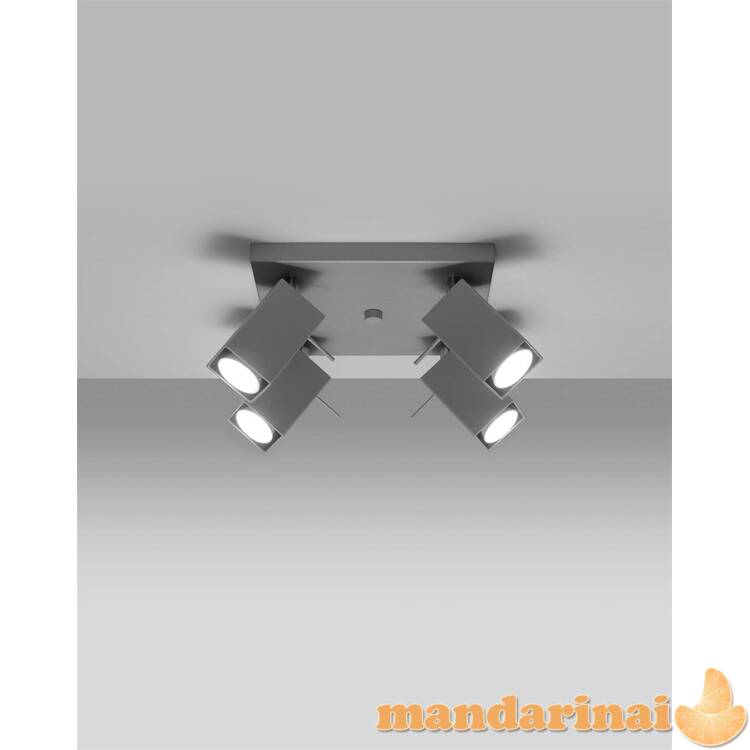 Šviestuvas MERIDA 4 pilkos spalvos