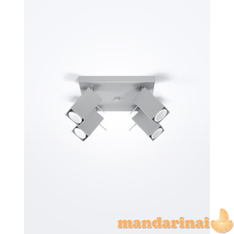 Šviestuvas MERIDA 4 pilkos spalvos 8