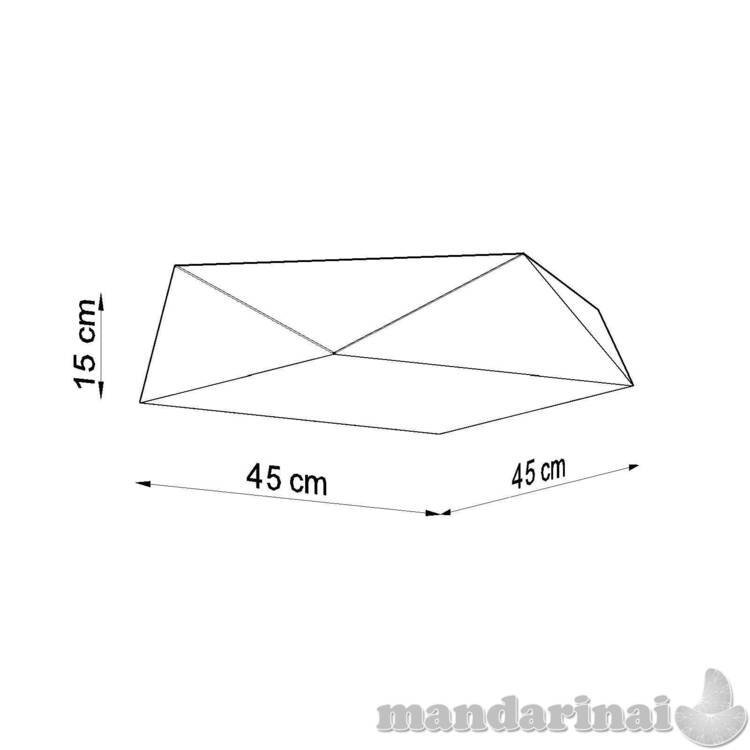 „Šviestuvas Hexa 45“ sidabras 3