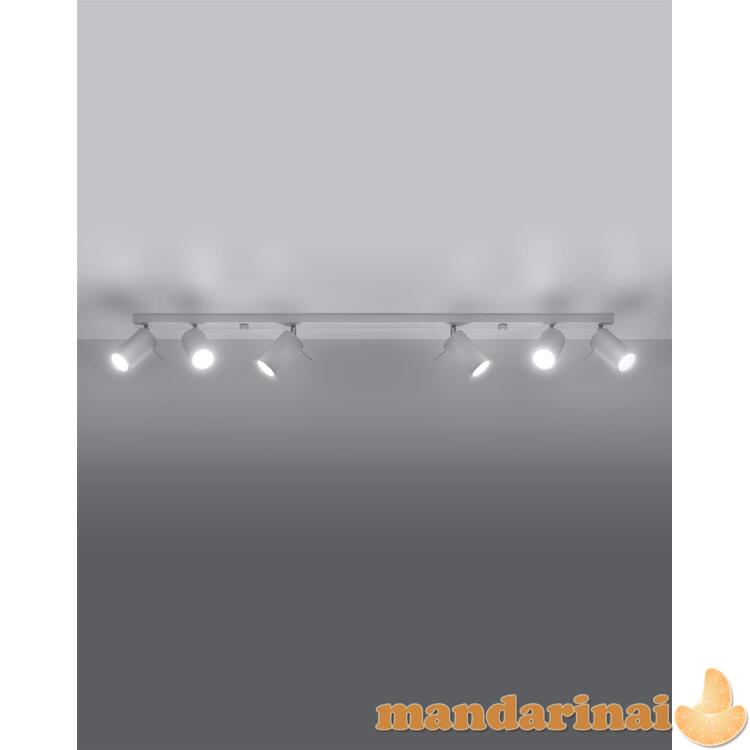 Šviestuvas žiedas 6L baltas