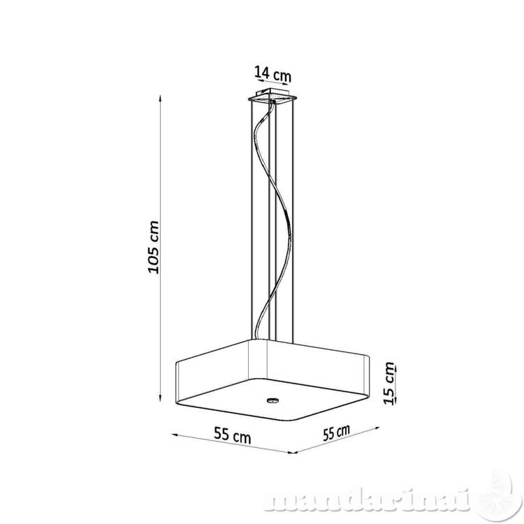 Liustra LOKKO 55 juodas 3