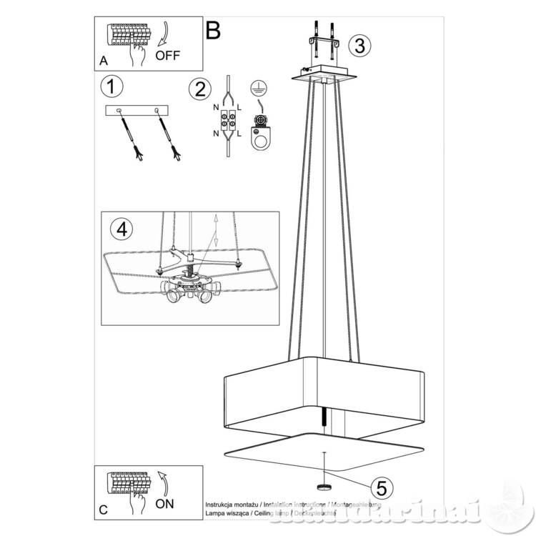 Liustra LOKKO 55 juodas 4