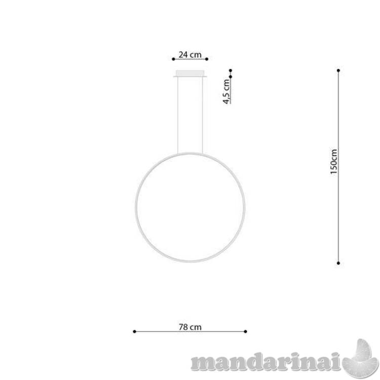 Pakabinama lempa Rio 78 balta 4000K 7