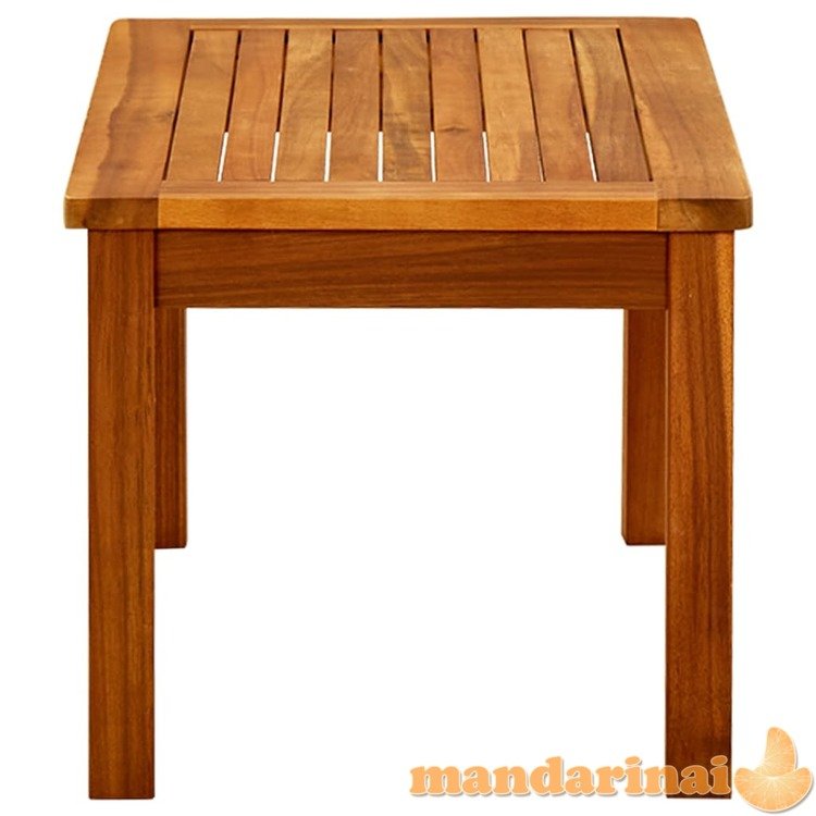 Sodo kavos staliukas, 70x40x36cm, akacijos medienos masyvas