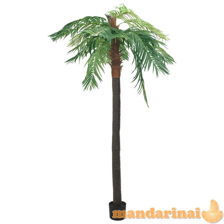 Dirbtinė fenikso palmė su vazonu, žalias, 305cm