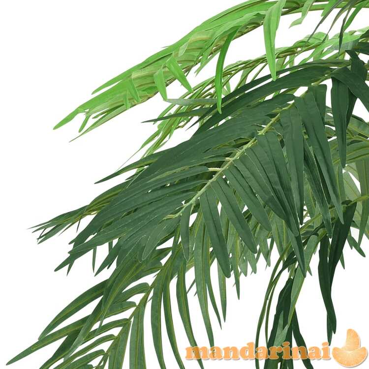 Dirbtinė fenikso palmė su vazonu, žalias, 305cm