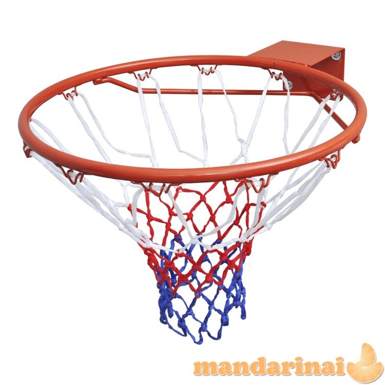 Krepšinio lanko rinkinys, lankas su tinklu, oranžinis, 45cm