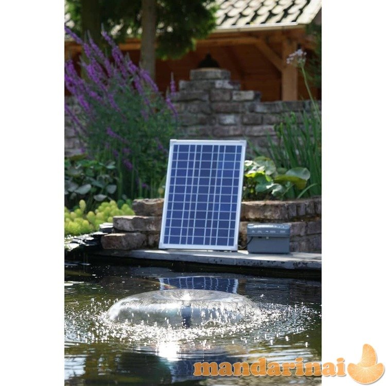 Ubbink solarmax 1000 komplektas su saulės moduliu, siurbliu ir akum.