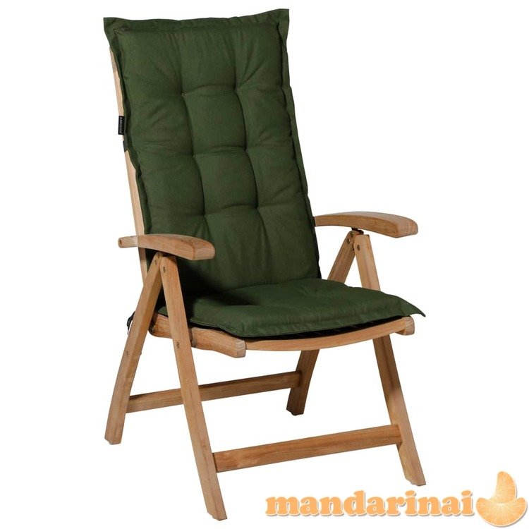 Madison pagalvėlė kėdei su žemu atlošu panama, žalia, 105x50cm