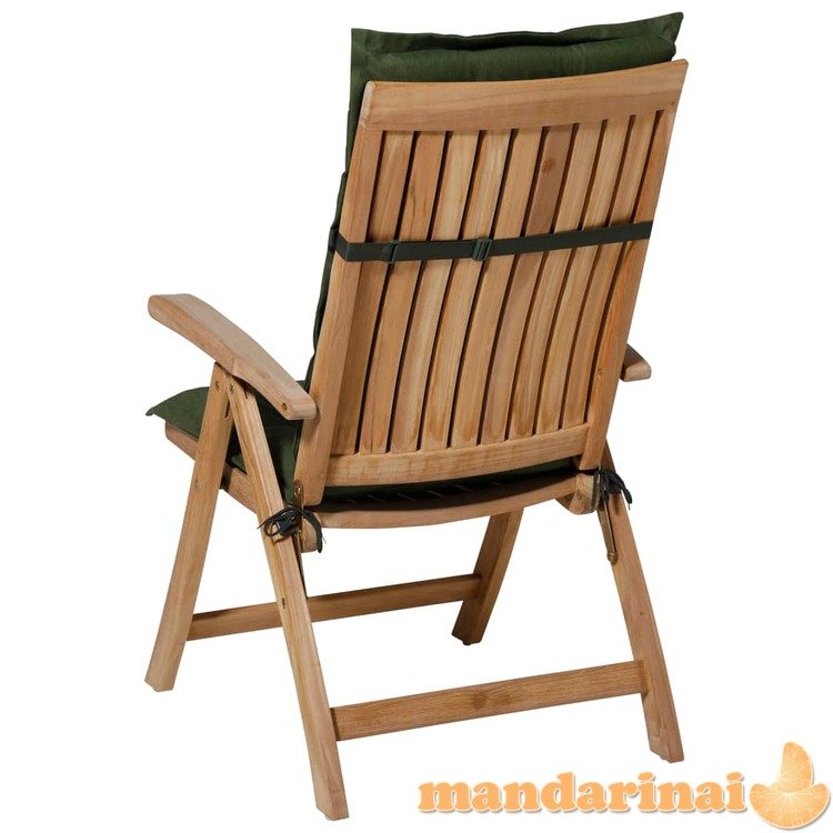 Madison pagalvėlė kėdei su žemu atlošu panama, žalia, 105x50cm