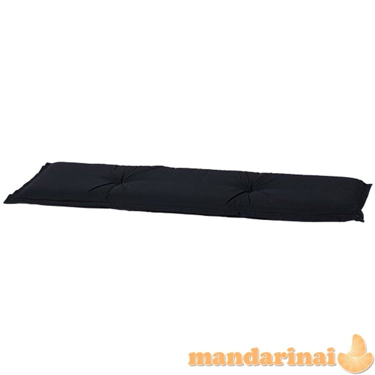 Madison suoliuko pagalvėlė panama, juodos spalvos, 150x48cm