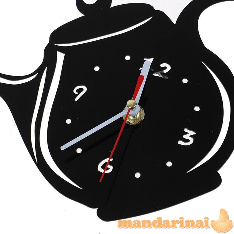 Sieninis 3D laikrodis ,,Kavos puodelis