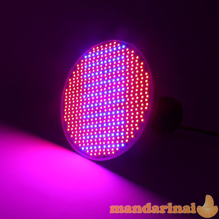 500Led pilno spektro 60W lempa augalų auginimui patalpose
