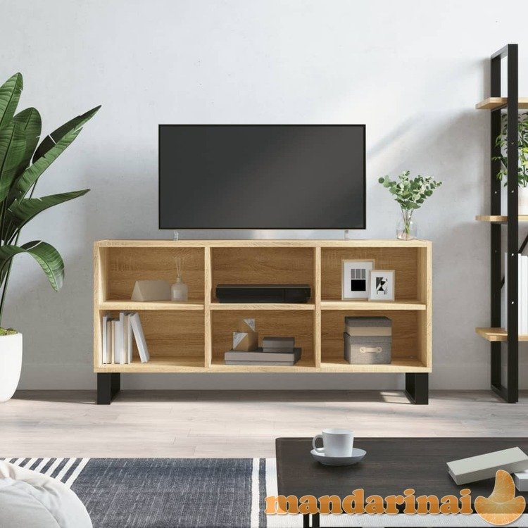 Televizoriaus spintelė, sonoma ąžuolo, 103,5x30x50cm, mediena