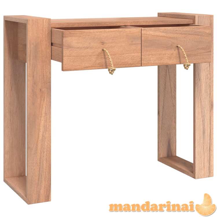 Konsolinis staliukas, 90x35x75cm, tikmedžio medienos masyvas