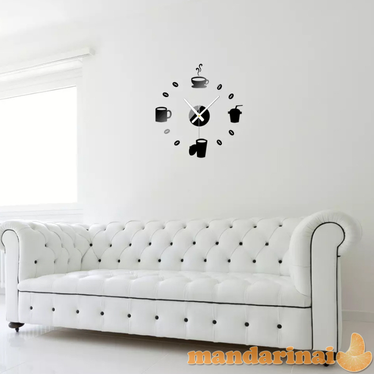 3D sieninis laikrodis „Puodeliai“