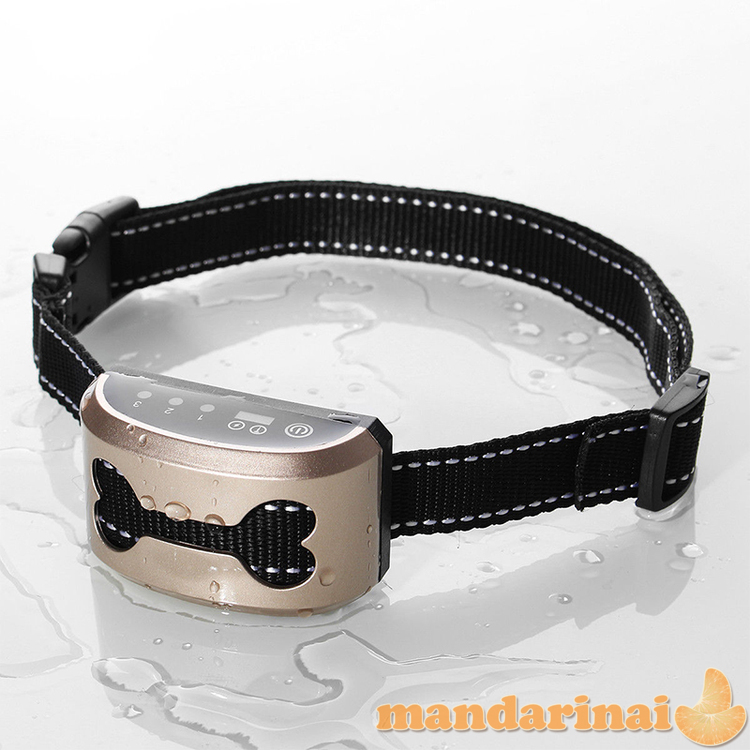 Pakraunamas 2 režimų anti-lojimo antkaklis