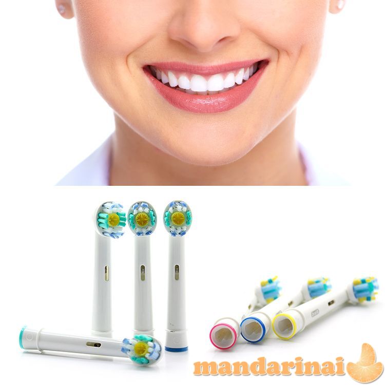 Šepetėlių galvutės, tinkančios Braun ORAL-B šepetėliams (4vnt.)