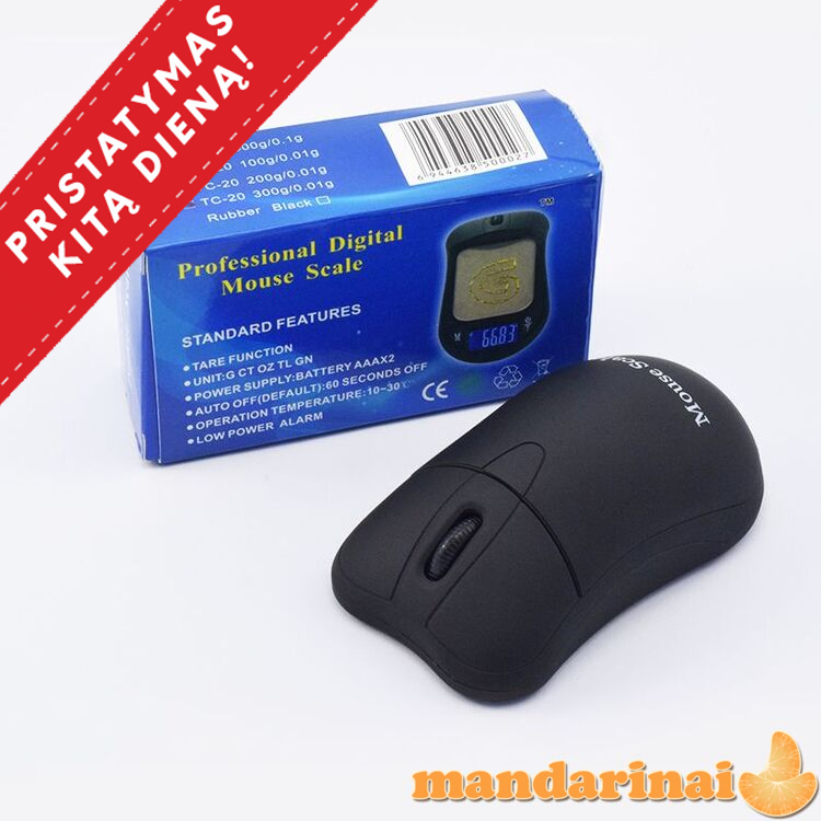 Kompiuterinės pelės formos svarstyklės