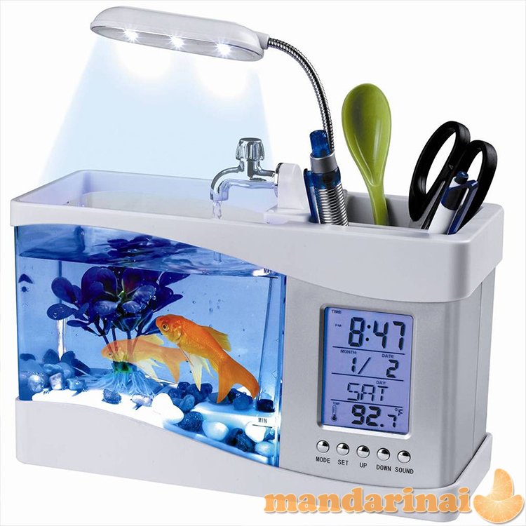 Puiki dovana - daugiafunkcinis USB akvariumas!