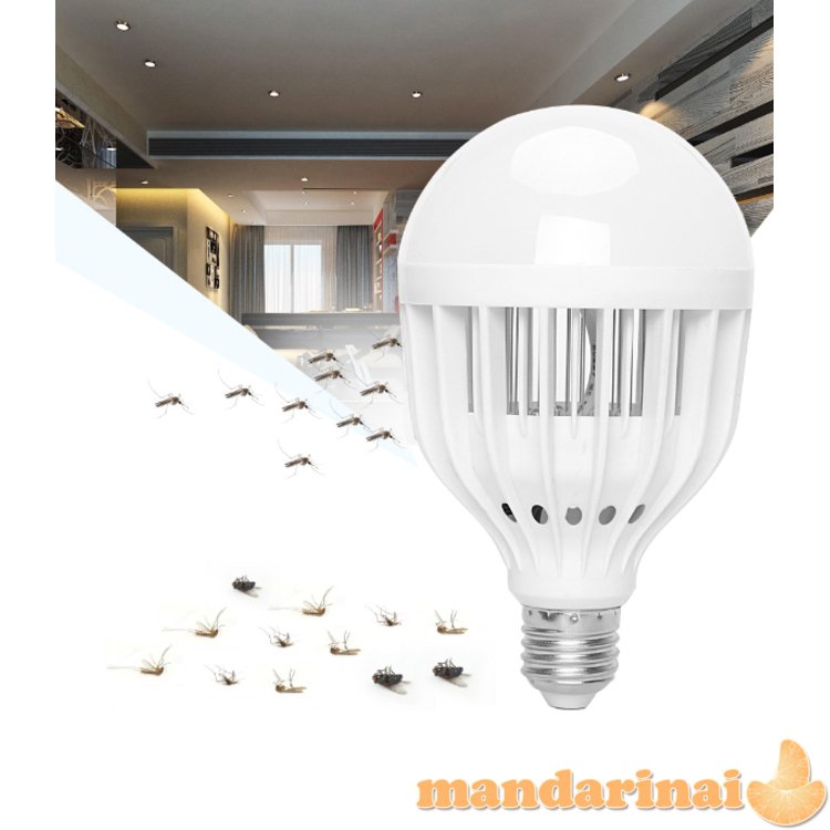 Kombinuota LED apšvietimo lempa-uodų ir mašalų gaudyklė