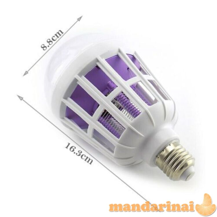 Kombinuota LED apšvietimo lempa-uodų ir mašalų gaudyklė