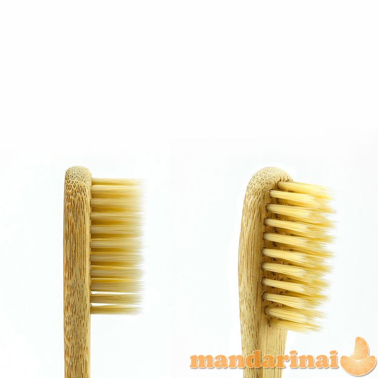 Dantų šepetėliai suaugusiems iš natūralaus bambuko