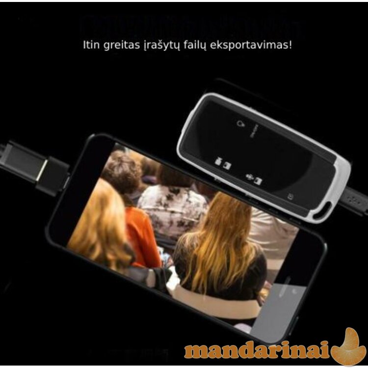 Slapta kamera - automobilio raktas