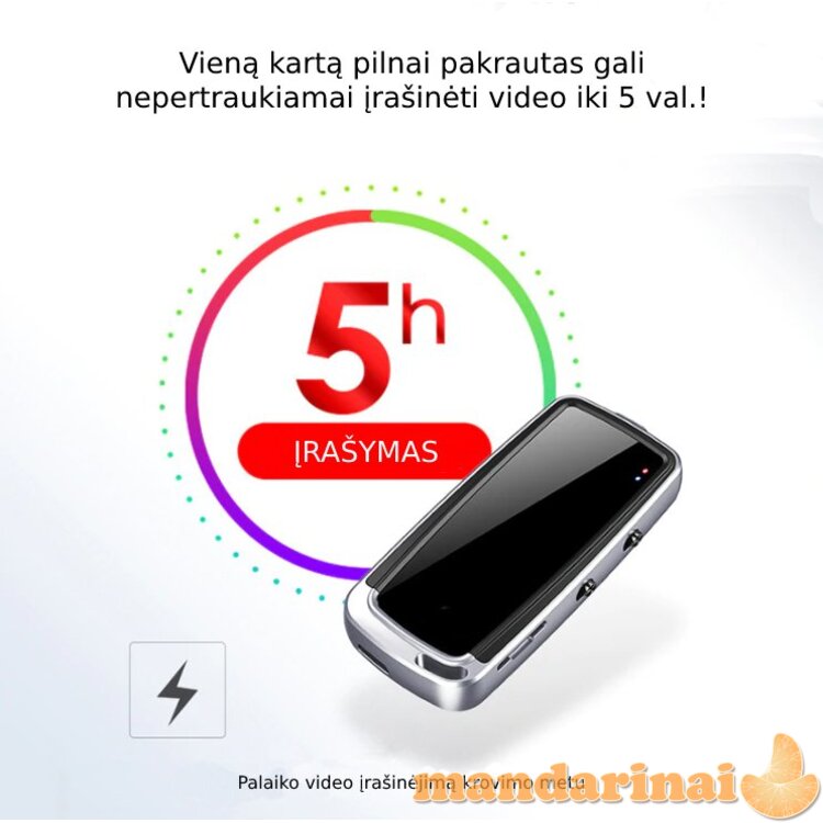 Slapta kamera - automobilio raktas