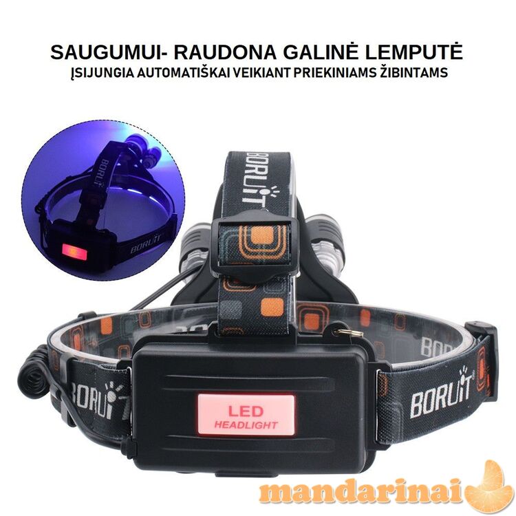 Kombinuoto veikimo UV prožektorius ant galvos