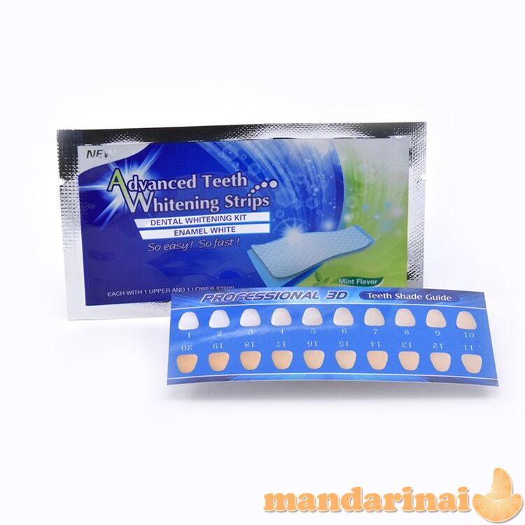 Dantų balinimo juostelės Advanced Whitening Strips