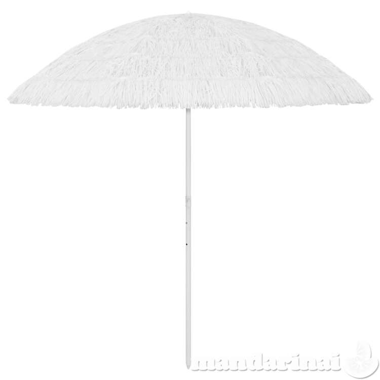 Paplūdimio skėtis, baltos spalvos, 300cm
