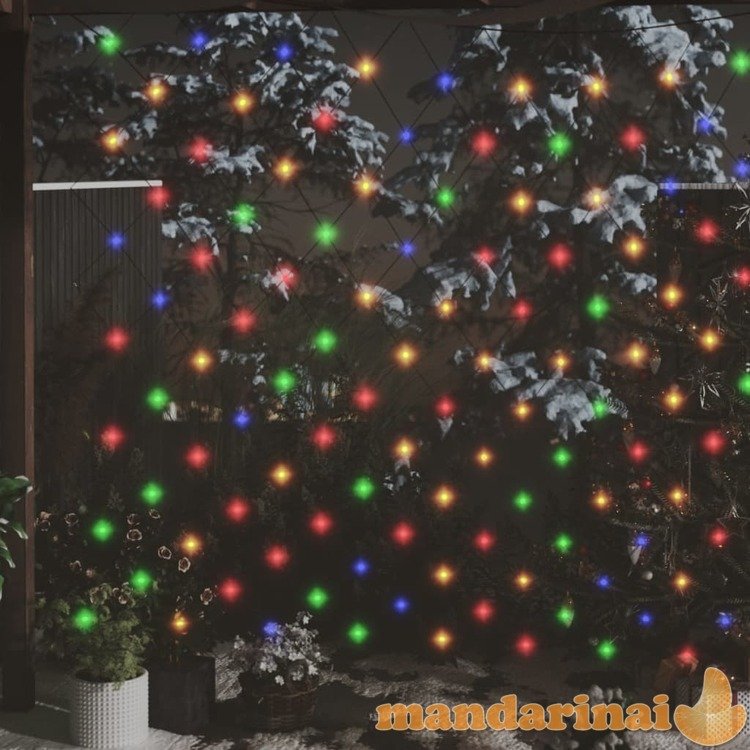 Kalėdinių lempučių tinklas, 4x4m, 544 įvairių spalvų led