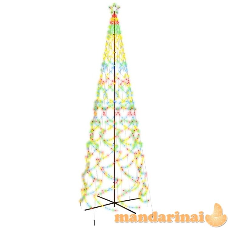 Kalėdų eglutė, 160x500cm, kūgio formos, 1400 spalvotų led