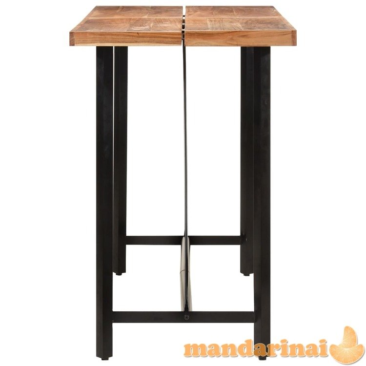 Baro stalas, 150x70x107cm, akacijos medienos masyvas ir geležis