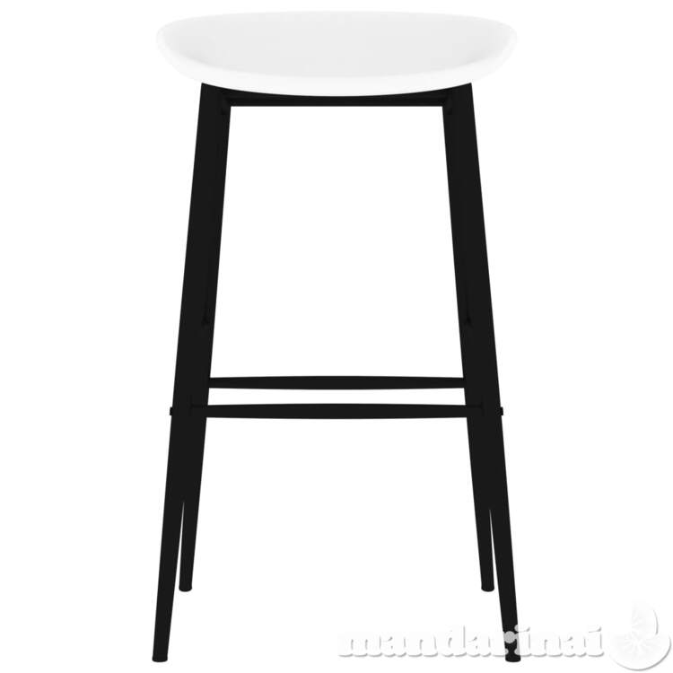 Baro kėdės, 4vnt., baltos spalvos