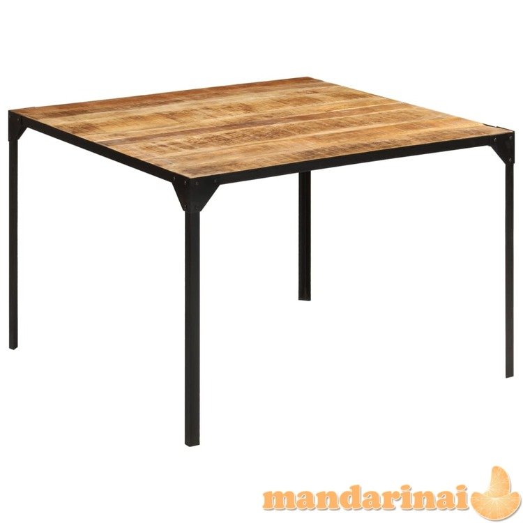 Valgomojo stalas, 110x110x76 cm, mango medienos masyvas