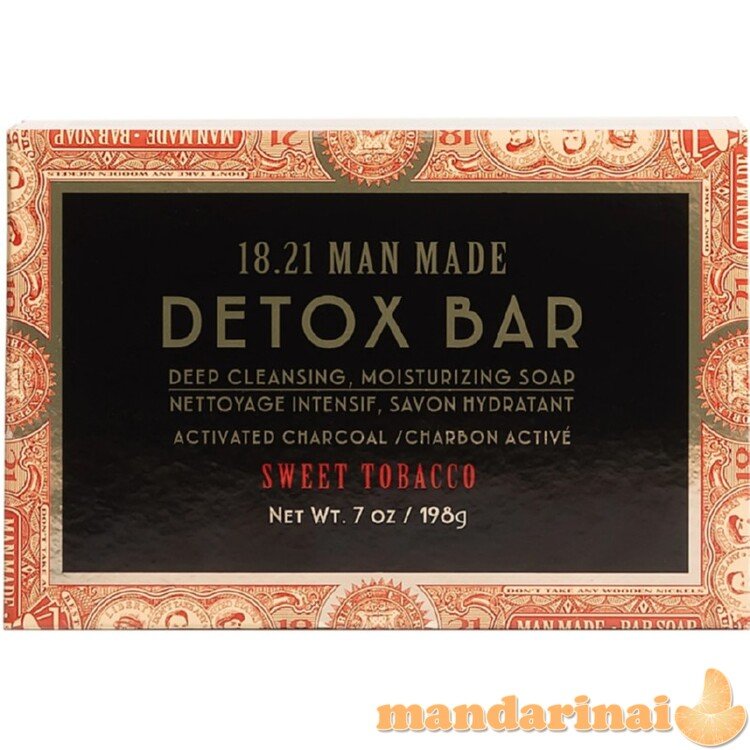 Valomasis muilas Detox Bar Soap sweet Tobacco, 198 g. 