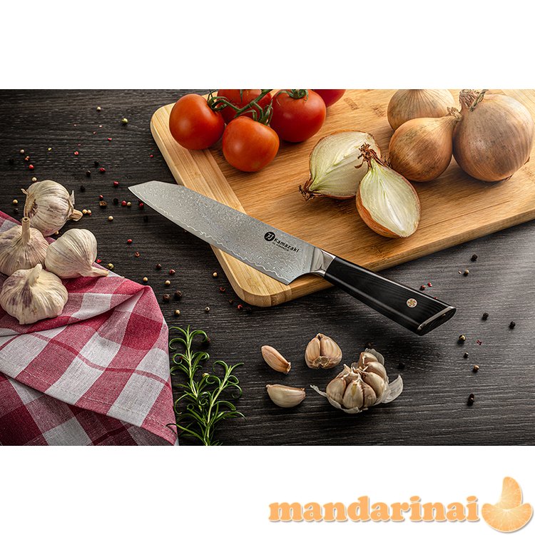 Damasko plieno peilis Kamazaki 