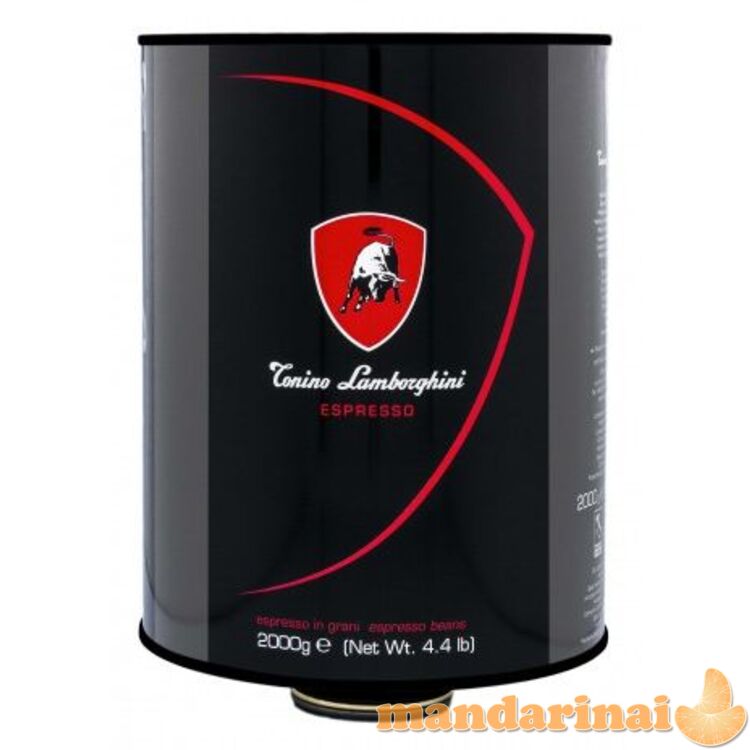 Lamborghini kavos pupelės, 2kg, skardinė 