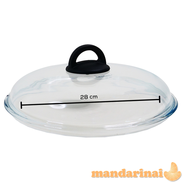 Stiklinis dangtis Ø28 cm