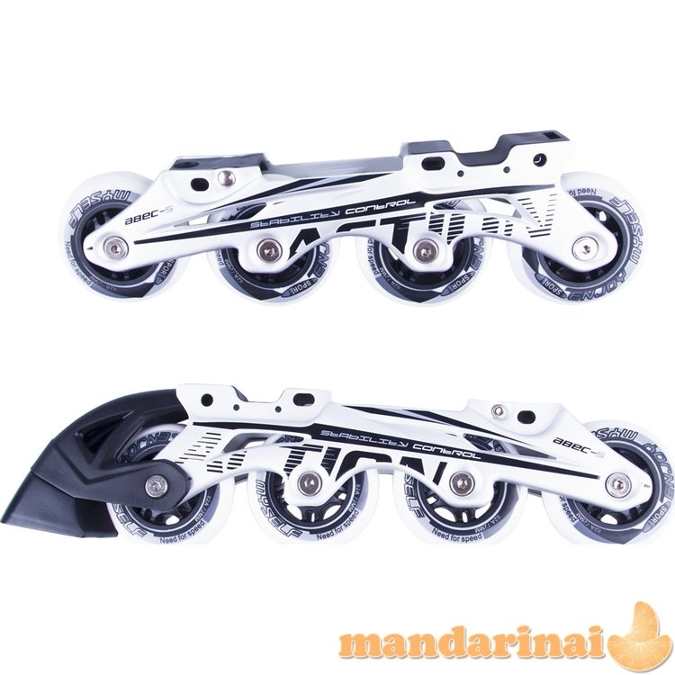 Važiuoklė riedučiams Worker Action Frio, Patino, Nobes, Nubila Alu Black - M(37-40)