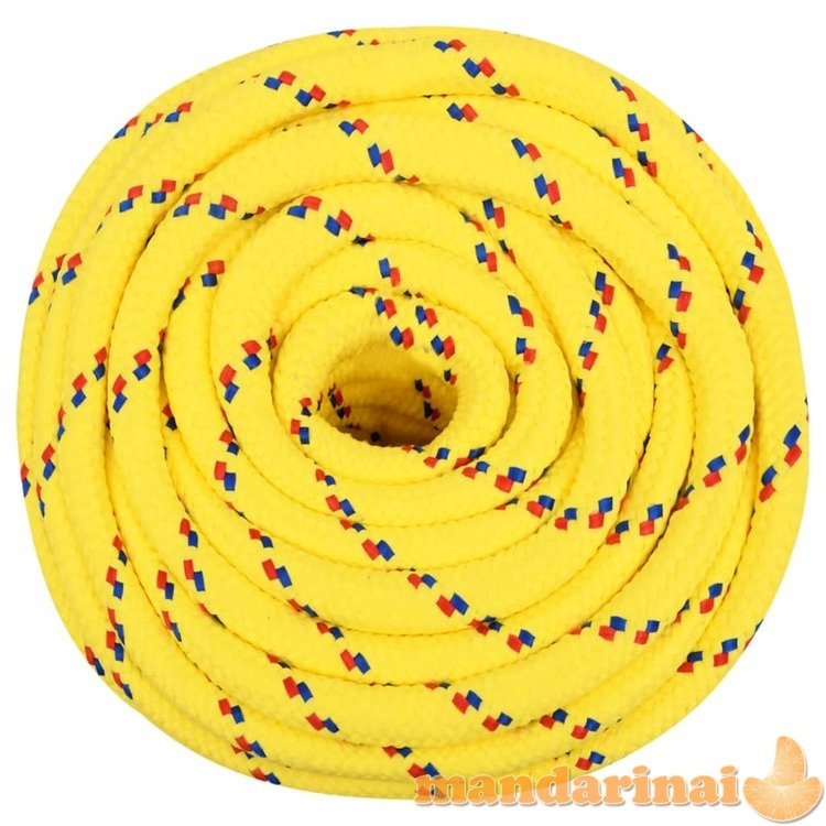 Valties virvė, geltonos spalvos, 18mm, 25m, polipropilenas