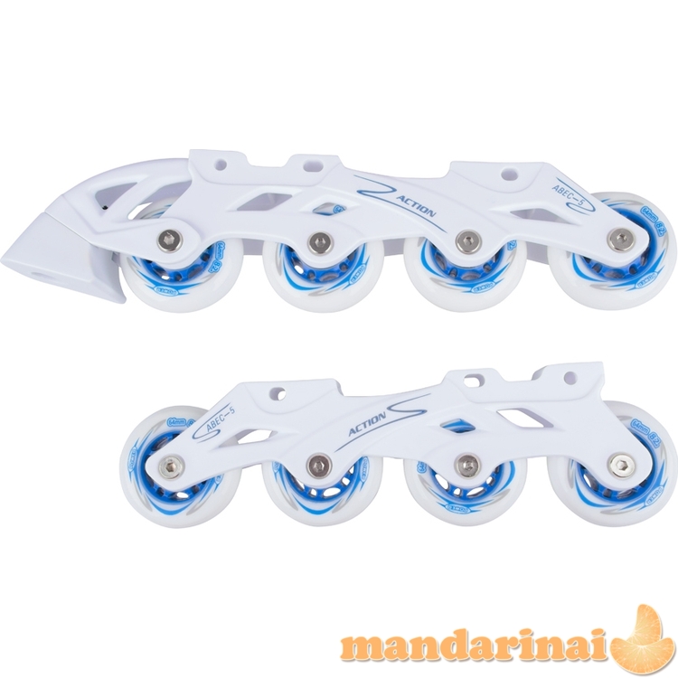 Važiuoklė riedučiams Worker Action Frio, Patino, Nobes, Nubila PP White