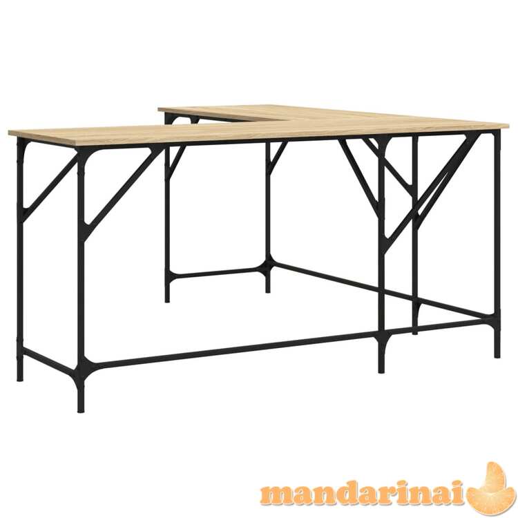 Rašomasis stalas, ąžuolo, 149x149x75cm, apdirbta mediena