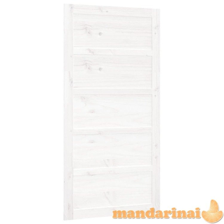 Tvarto durys, baltos, 100x1,8x204,5cm, pušies medienos masyvas